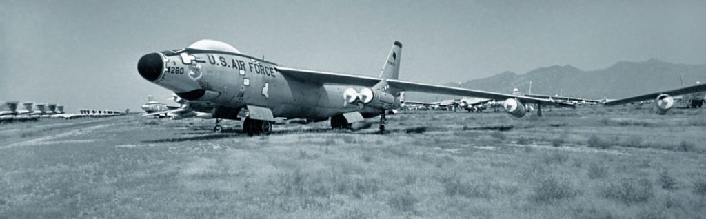 Boneyard Files: Boeing B-47 Stratojet - The Final Landing of the SAC Veteran 14 0 34280 B 47 Neil Aird 09101968 1280a