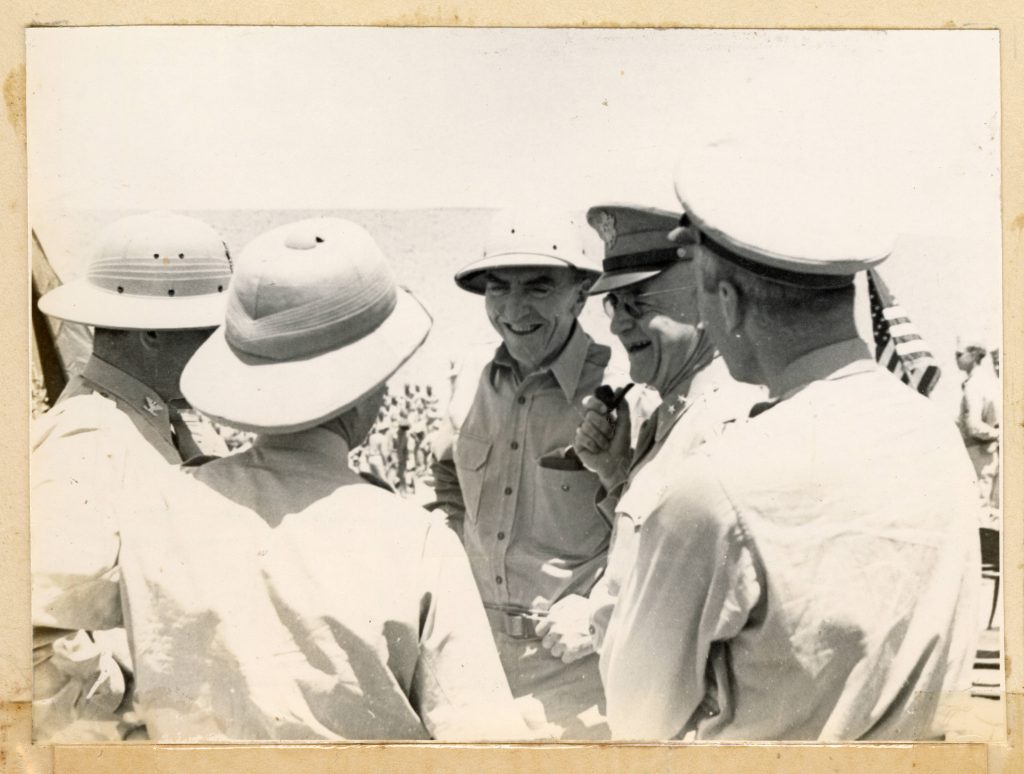 From the Racetrack to the Clouds: The 26 Victories of Captain Edward Rickenbacker 18 099 Rickenbacker with officers USACE p15141coll5 9527