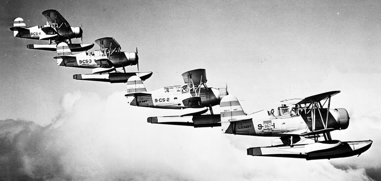 The Scout the Navy Couldn’t Do Without: the Curtiss SOC 19 1 SOC Four Ship from Honolulu