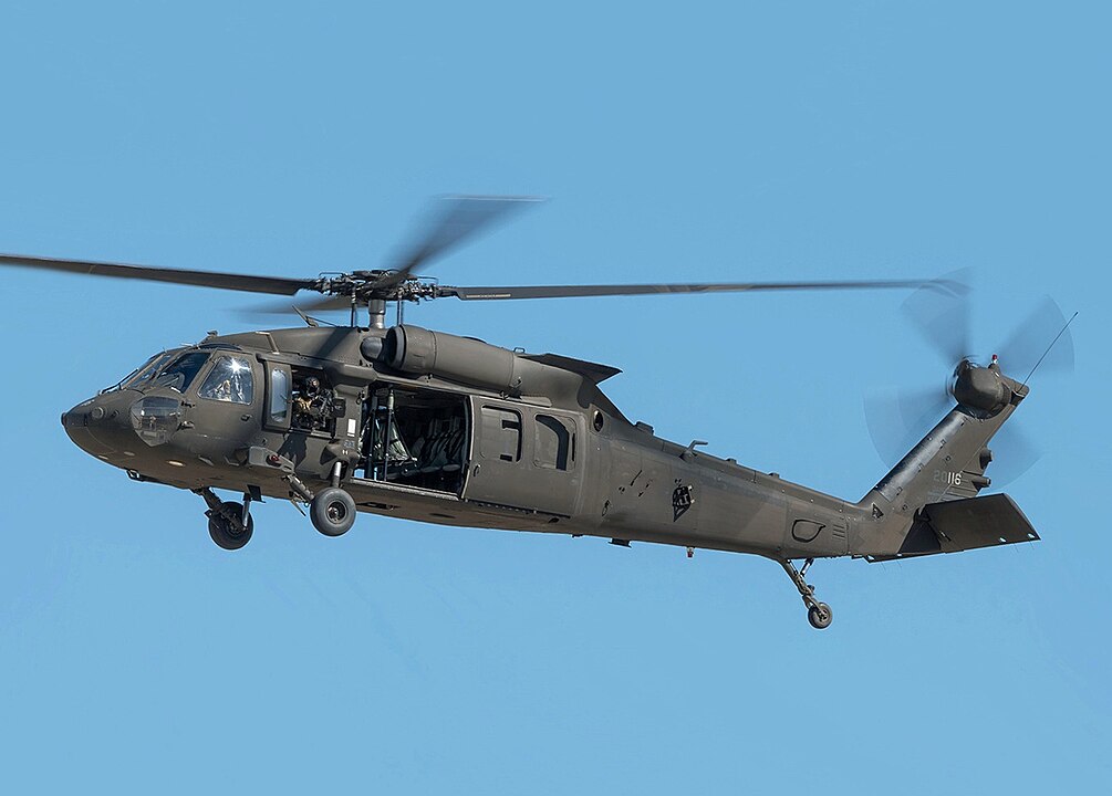 1005px National Guard UH 60 Black Hawk operations at Fort McCoy