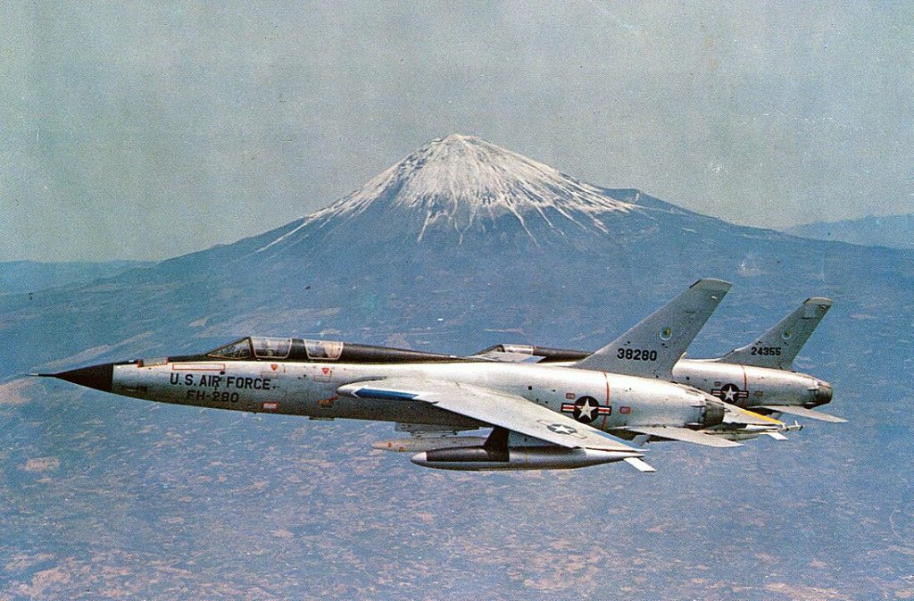 Flight Test Files: Republic F-105 Thunderchief – The Quest for Low-Level Supersonic Dominance 20 1095px F 105 Thunderchiefs Mt Fuji
