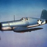 1102px F4U 1 Corsair in flight c1942