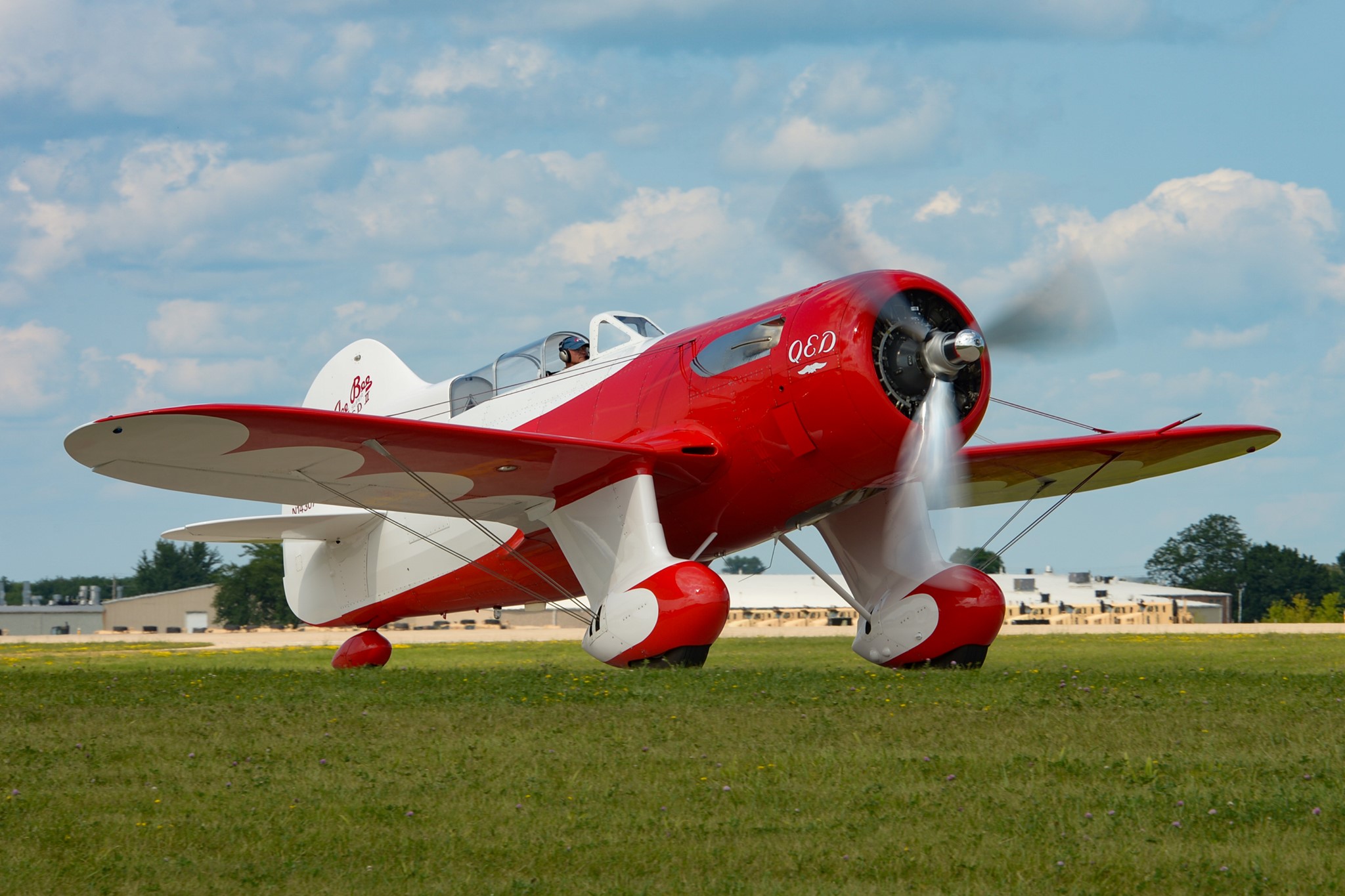 Mid America Flight Museum's Gee Bee QED II Flies! 29 119009171 10159197496218623 1291453757990515929 n