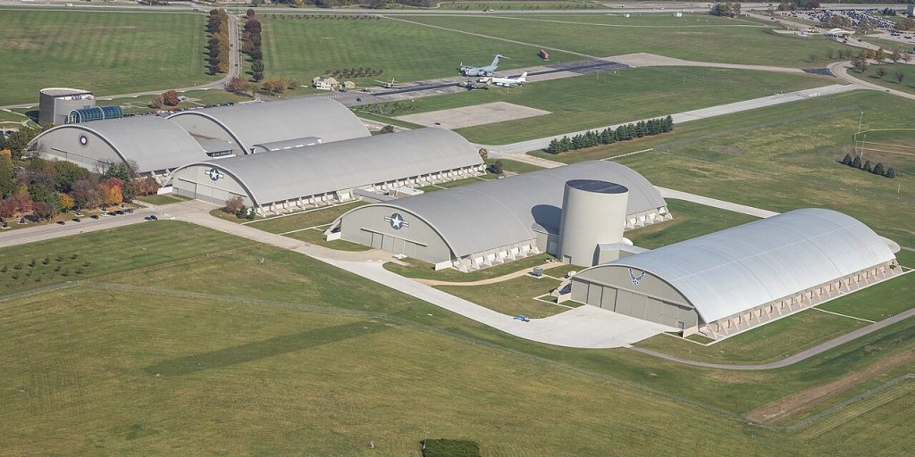 Air Force Museum Foundation Bringing Full-Scale Sci-Fi Starfighter Models to National Museum of the U.S. Air Force 14 1280px Aerial view of the National Museum of the U.S. Air Force 4