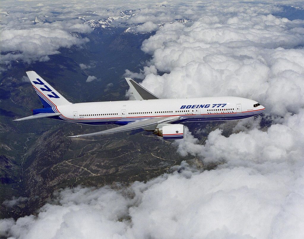 The Museum of Flight to Mark Boeing 777 Anniversary with Special "Triple Seven Sunday" Program 10 1280px Boeing 777 in then Boeing livery K58552