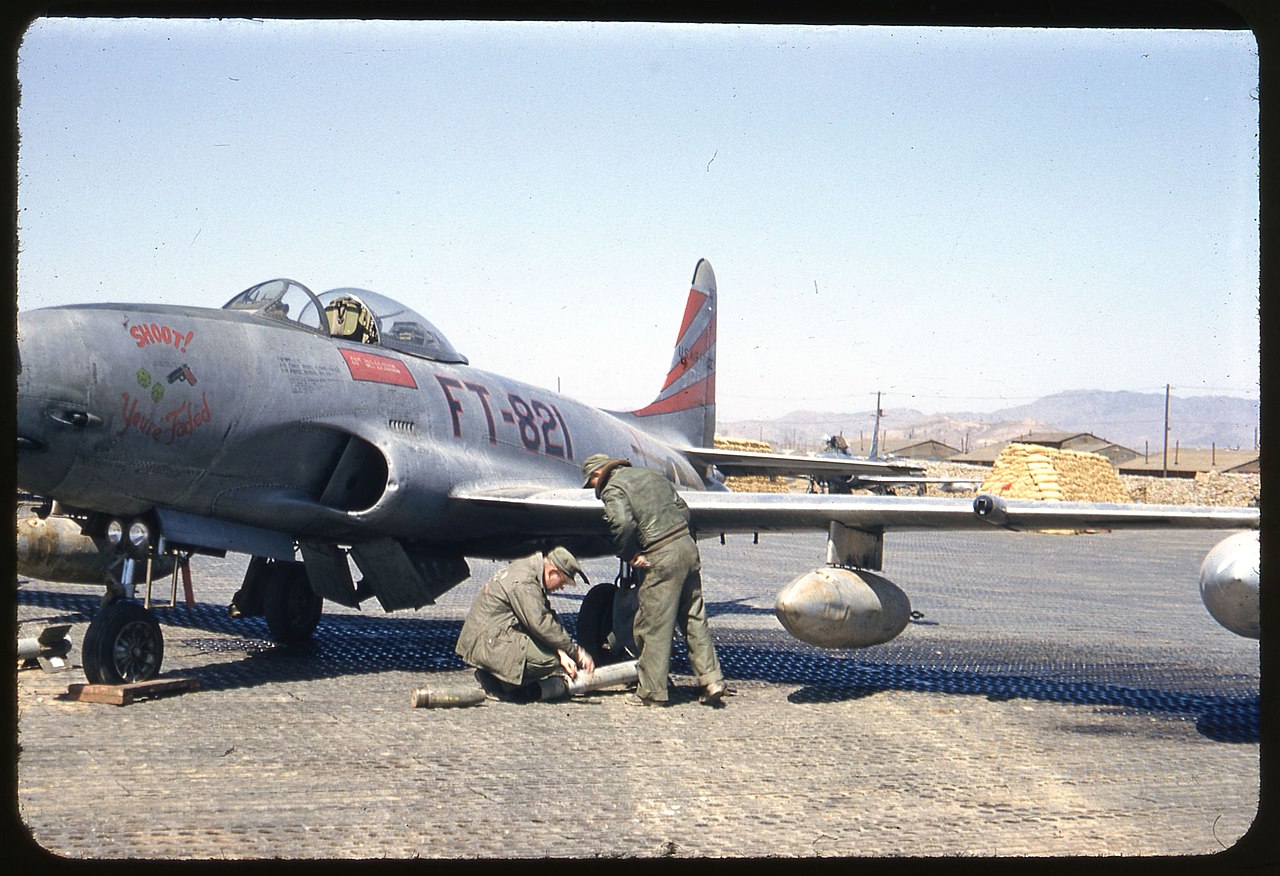 1280px Lockheed F 80C Shooting Star SN 49 821 Korea 342 FH 4A40023 K90375