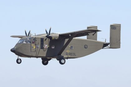 1280px Short Skyvan SC.7 G BEOL arrives at RIAT Fairford 12July2018 arp 1