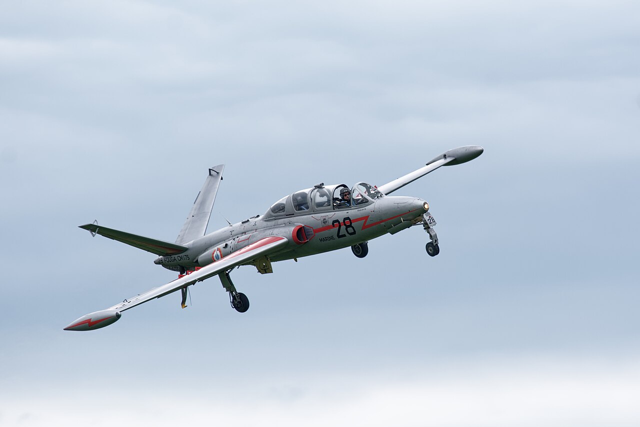Today In Aviation History: First Flight of the Fouga CM.175 Zéphyr 11 1280px fouga cm 175 zephyr ferte 2019