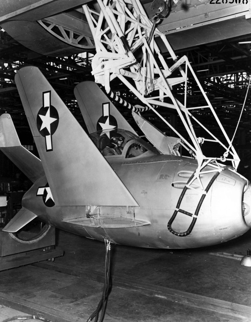 Today In Aviation History: First Flight of the McDonnell XF-85 Goblin 13 1280px mcdonnell xf 85 trapese