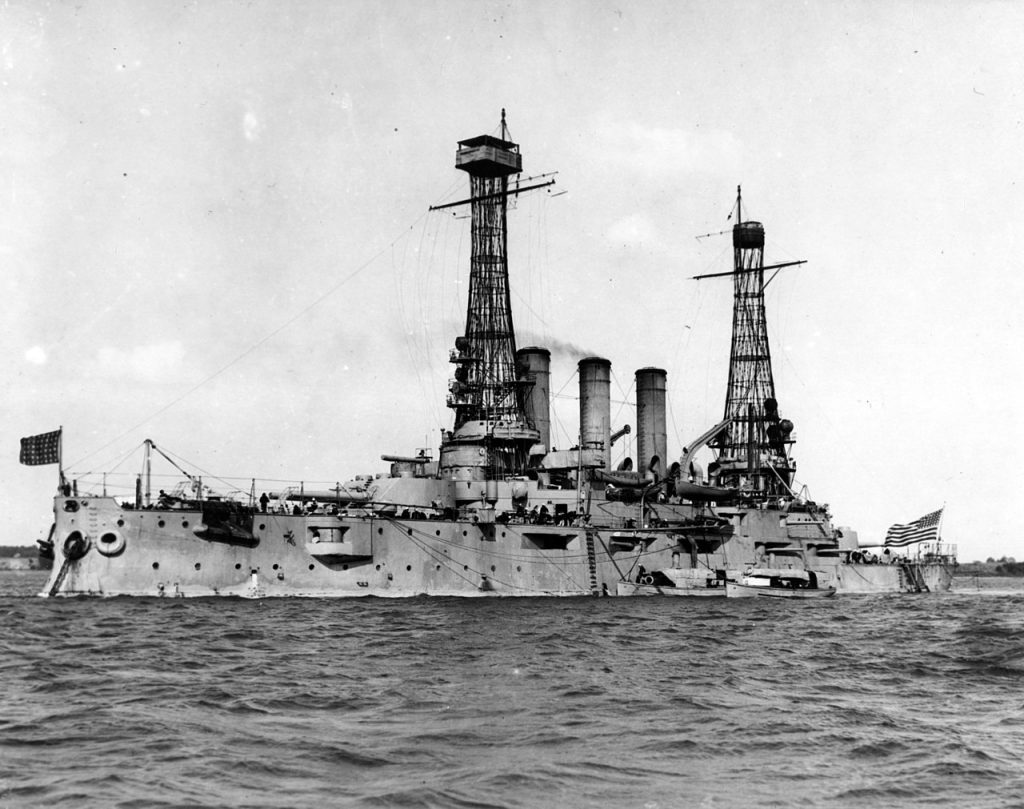 Today In Aviation History: First Use of Radio Navigation by an Aircraft 12 1280px uss ohio bb 12