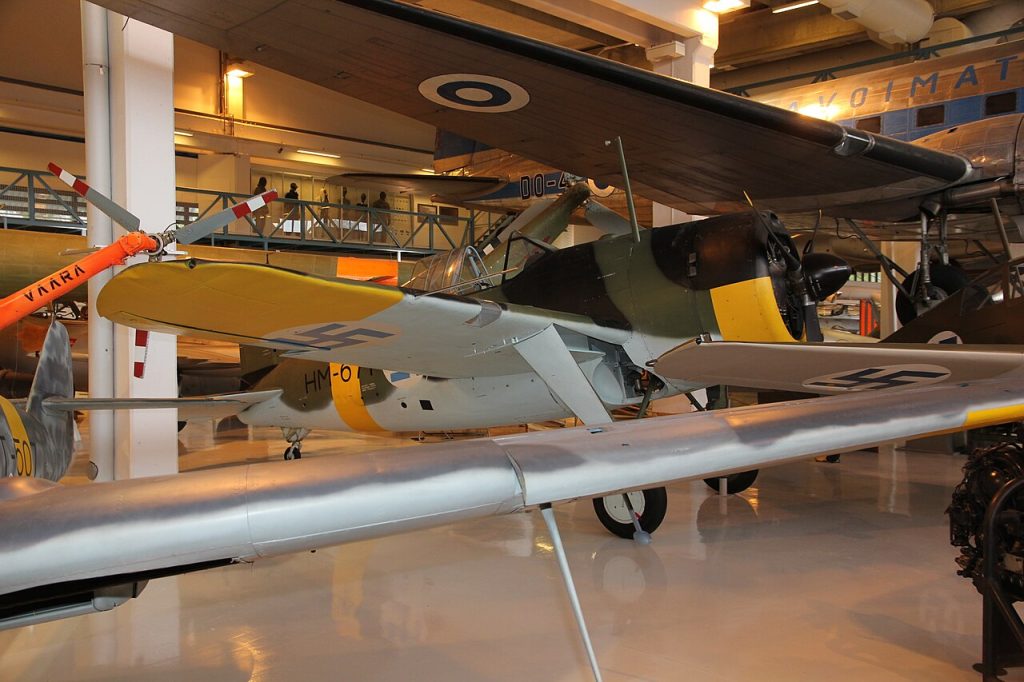 Today In Aviation History: First Flight of the VL Humu Prototype 11 1280px vl humu keski suomen ilmailumuseo 4