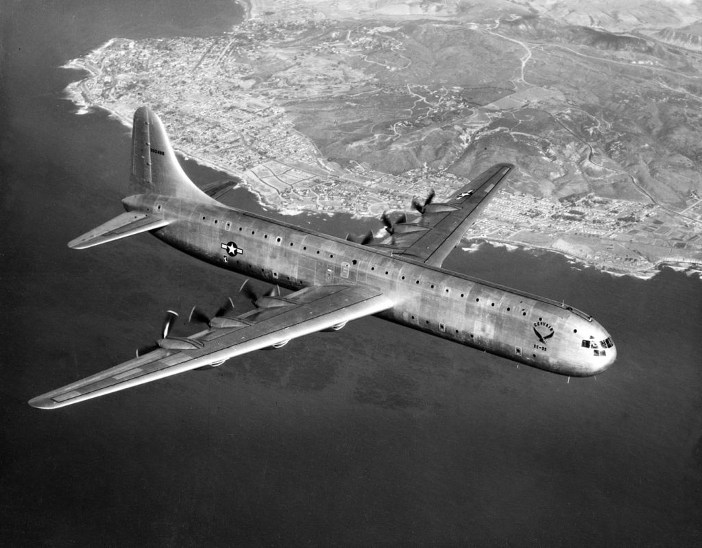 1384px Convair XC 99 in flight c1948