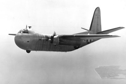 1439px Budd RB 1 Conestoga in flight circa in June 1944 80 G 233489