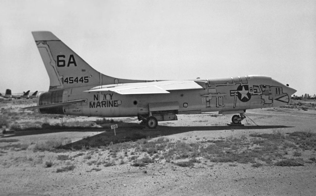 Boneyard Files: Vought F-8 Crusader - The Last Gunfighter in the Dust 10 145445 F 8 DM 1280