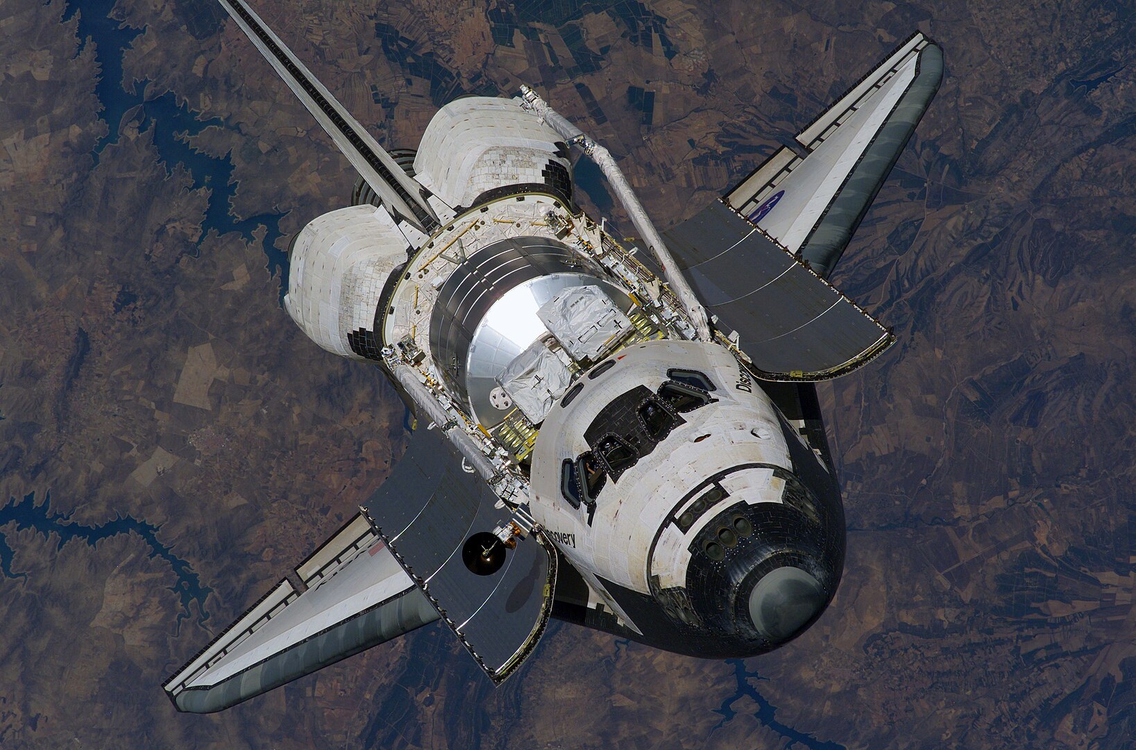 NASA Administrator Jared Isaacman Issues Workforce Directive with Strong Emphasis on Aviation, Heritage, and Inspiration 10 1637px STS 121 Discovery posing for inspection photos edit1