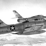 164th Tactical Fighter Squadron Two F 84F Thunderstreaks