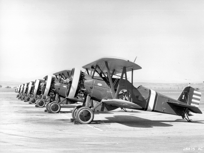 17th Pursuit Squadron P 12s March Field about 1932