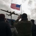 180503 F CX842 0011.Monument Dedication Honors Gen. Andrews and Crew Members of the B 24 Liberator “Hot Stuff” 1