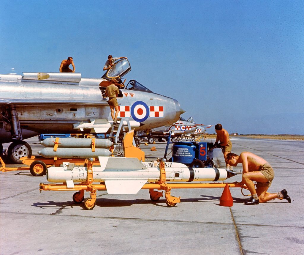 Ride the Lightning 14 1920px Lightnings of No 56 Squadron during Armament Practice Camp at Akrotiri. MOD 45133286