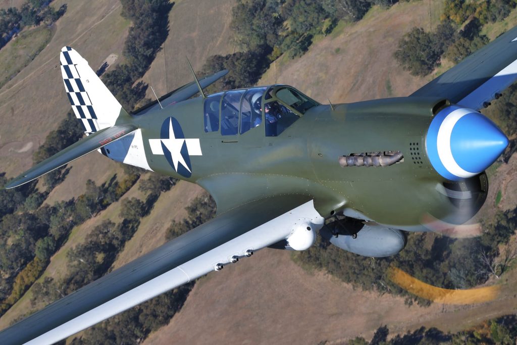 WWII Combat P-40N Warhawk That Shot Down Japanese Aircraft Listed For Sale 11 1943 P 40N 5 CU AC3Q8176