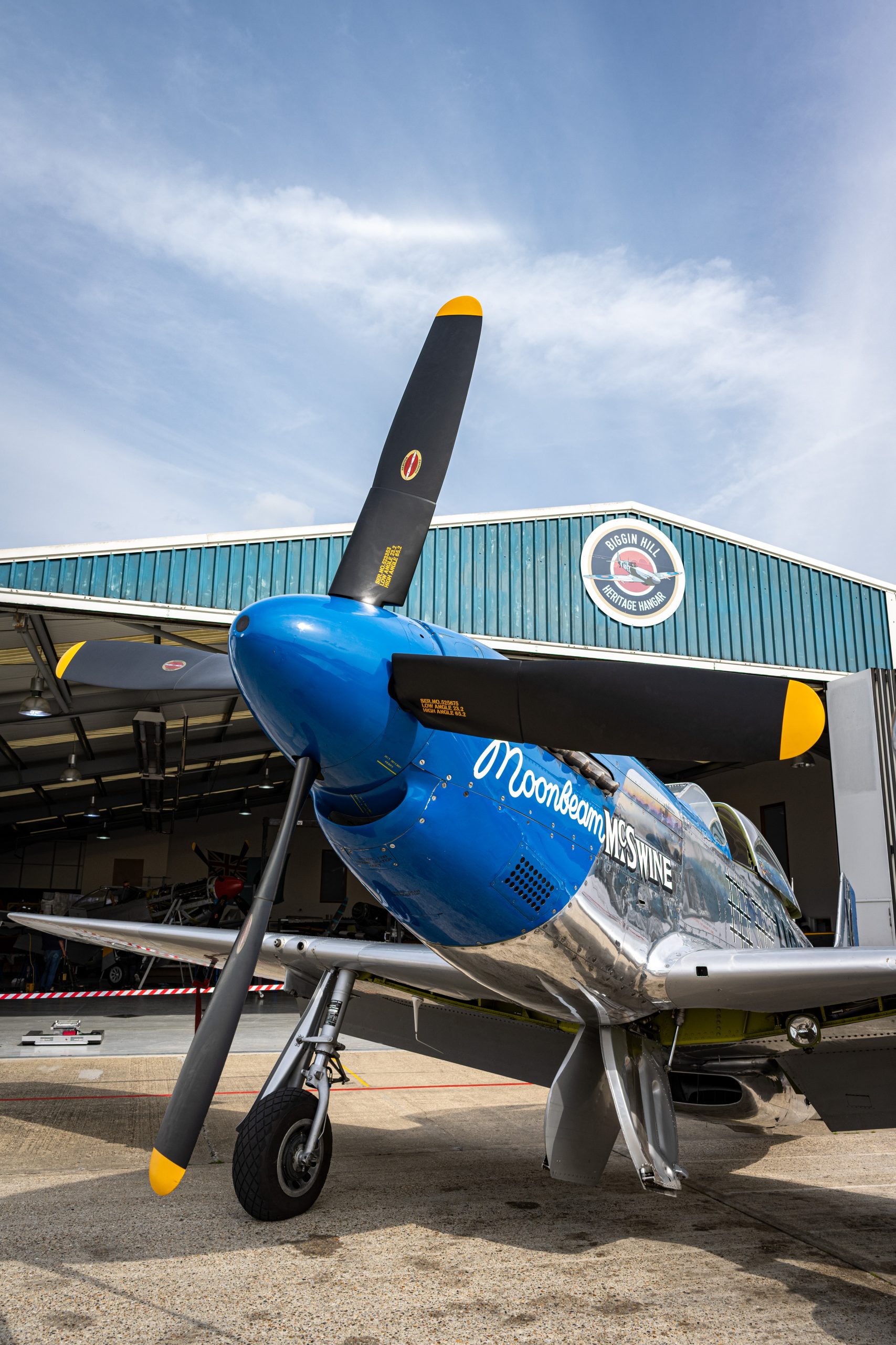 1944 P 51 Mustang ‘Moonbeam McSwine joins the Biggin Hill fleet Flyaspitfire.com