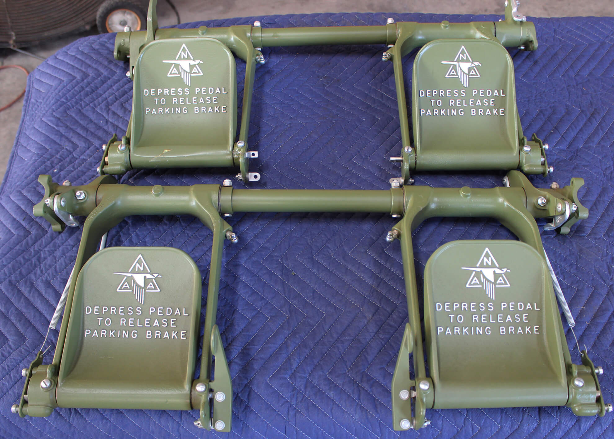 Platinum Fighter Sales Announces Restoration of P-51D Mustang into Dual-Control TF-51 12 1944 P 51D Project Rudder Pedals