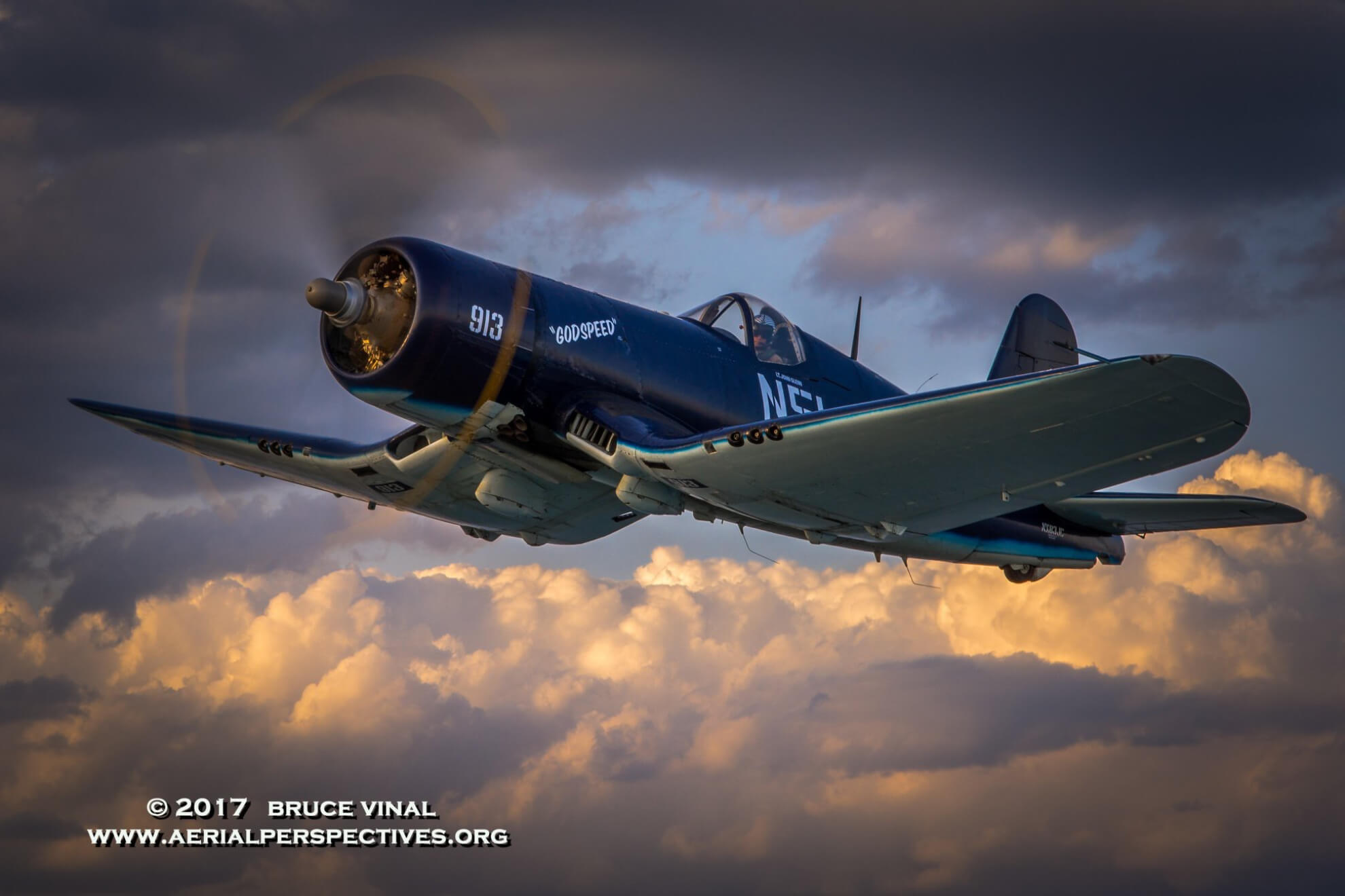 1945 Goodyear FG 1D Corsair Air to Air 3