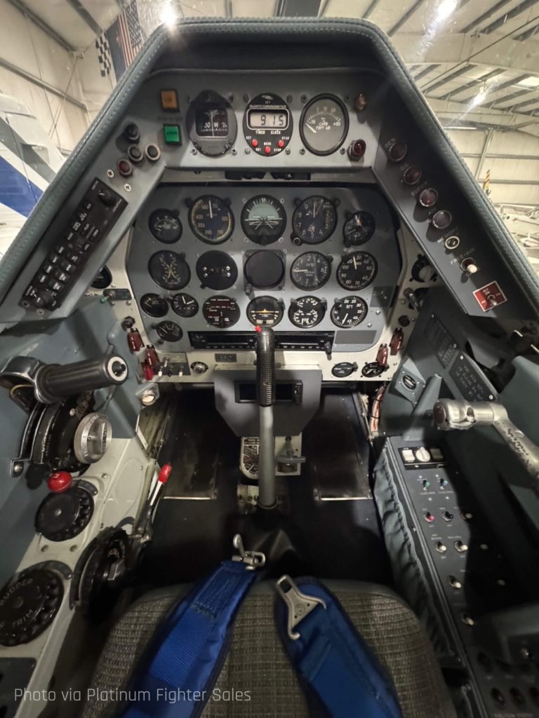 1945 North American Aviation P 51D Mustang N51T Instrument panel