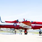 Royal Australian Air Force Aerobatic Team's 1991 Pilatus PC-9/A listed for Sale by Platinum Fighter 10 1991 pilatus pc 9 a vh ymk former raaf roulettes aerobatic