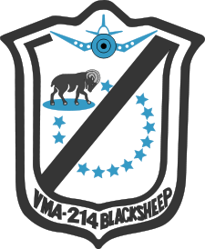 VMA-214 BlackSheep badge