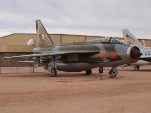 English Electric F.53 Lightning will be receiving visitors in its cockpit. (Photo credit: Pima Air and Space Museum)