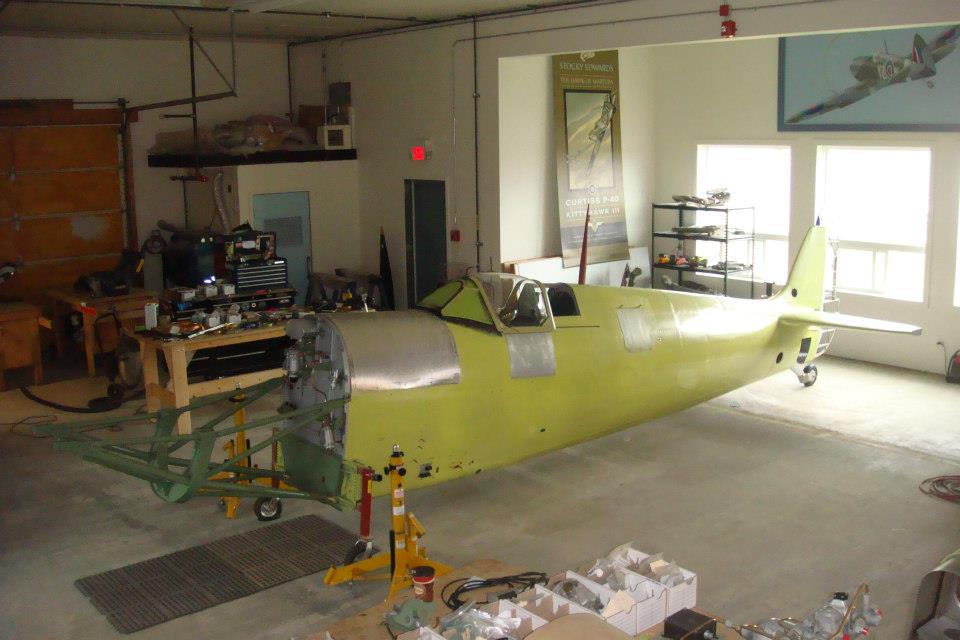 Current state of Spitfire fuselage, presently in British Columbia. (photo credit: VWoC)