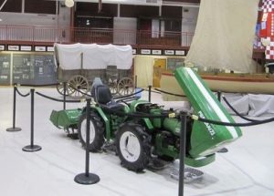 Current contents of the hangar include a boat, wagon and a tractor. (Image Credit: Save Pearson Air Museum)