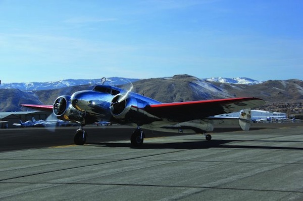 The Museum of Flight's Lockheed Model 10 Electra, is restored with the colors and markings of Earhart's plane. (Image Credit: The Museum of Flight)