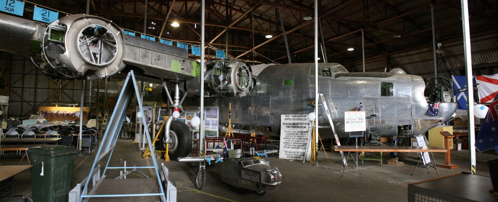 Restoration of RAAF Liberator in Werribee, Australia (Image Credit: B-24 Liberator Restoration Australia)