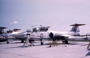 RCAF Starfighter 104651 in its final markings, soon to be resurrected. (Image Credit: Alberta Aviation Museum)