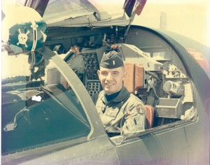Arnie Franklin in the unmistakable gull-winged cockpit of an F-111 (Image Credit: Aviation Heritage Museum)