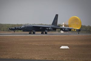 B-52 Lands at RAAF Darwin for joint exercises in August, 2012 (Image Credit: USAF)