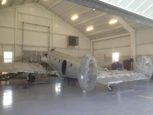 Beechcraft 18R under restoration (Image Credit: Chennault Aviation and Military Museum)
