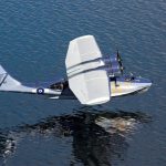 Catalina PBY 5A ZK PBY over Lake Wanaka during the 2010 Warbirds Over Wanaka International Airshow.