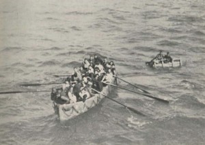Those lucky enough to survive the sinking of their ships, often faced an uncertain future on the open ocean in lifeboats or clinging to debris.