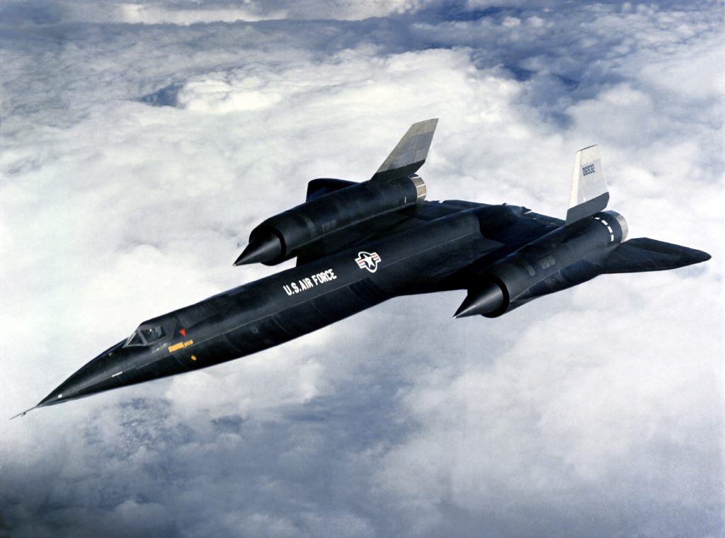 Lockheed A12 flying