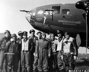 The flight crew of the B-17 Memphis Belle under the command of Major Robert Morgan (Image Credit: USAAF)