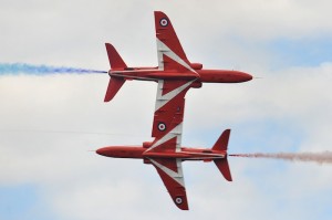 RAF Red Arrows precision flying team (Image Credit: RAFRA)