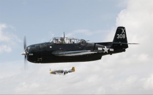 TFLM's Avenger, with P-51 Mustang Dakota Kid II (Image Credit: TFLM)