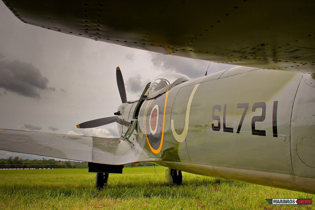 Great shot of the Supermarine Spitfire Mk XVI - Vintage Wings of Canada (Image Credit: Tom Pawlesh)