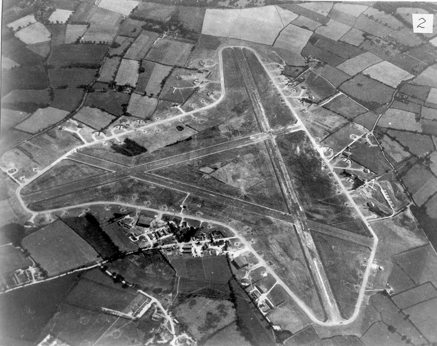 The sprawling USAAF Station 373, AKA RAF Leiston 