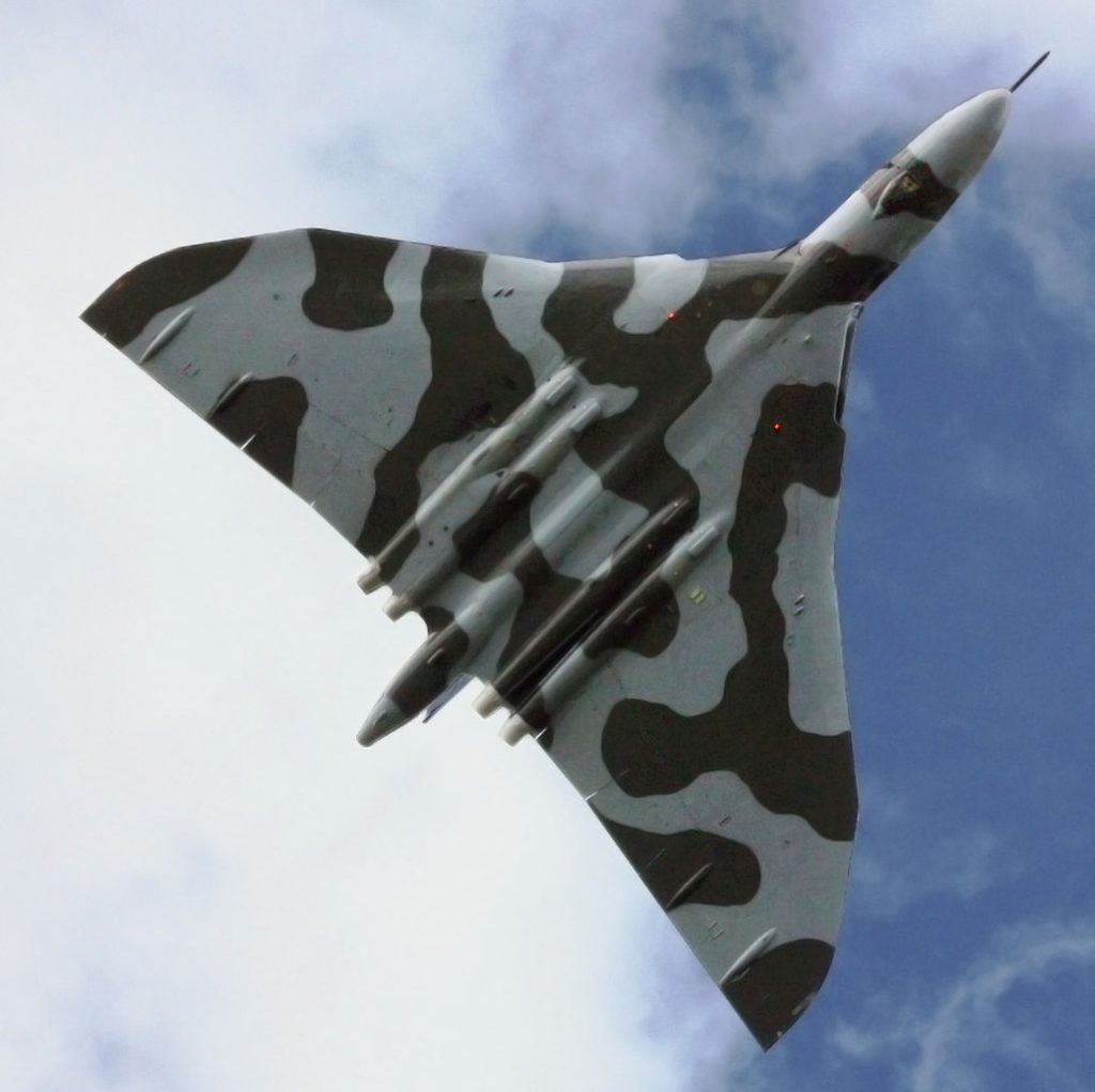 Avro Vulcan XH558 Planform