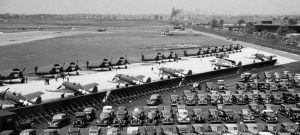 Grumman F6F Hellcats being readied for delivery at the company's Bethpage facility.