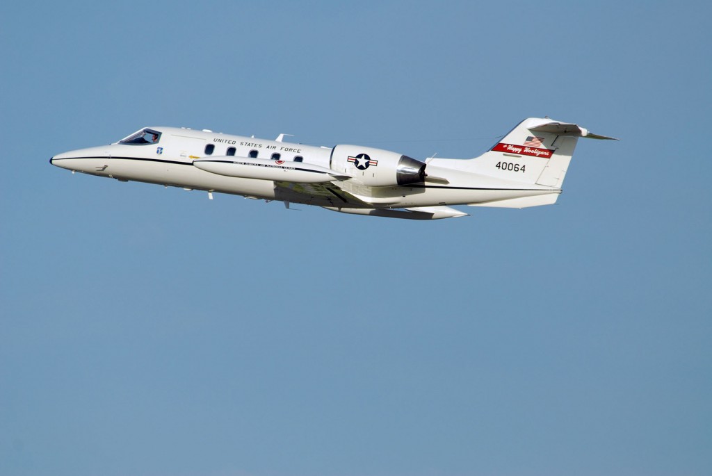 Learjet C-21A 40064, the latest arrival at the National Museum of the US Air Force. (Image Credit: US Air National Guard)
